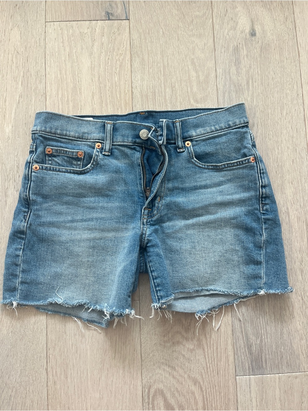 Gap Womens Blue Denim Cutoff Shorts